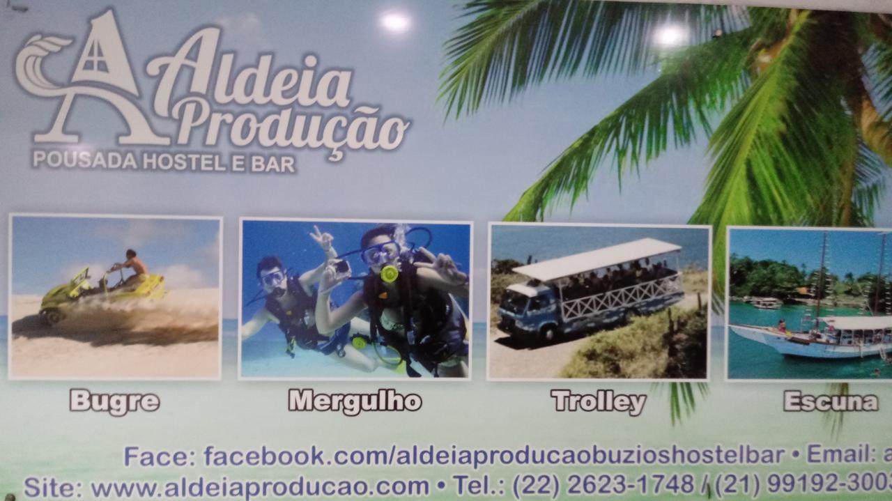 Pousada Hostel E Bar Aldeia Producao Búzios Exterior foto
